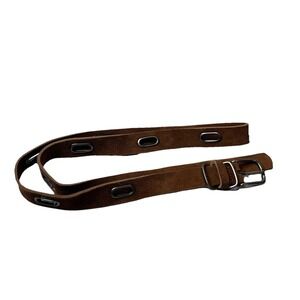American Eagle Outfitters Brown Leather Belt Y2K Size M/L